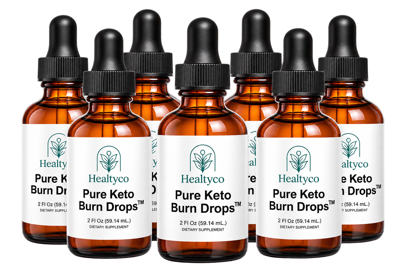 6 bottles of Pure Keto Burn Drops